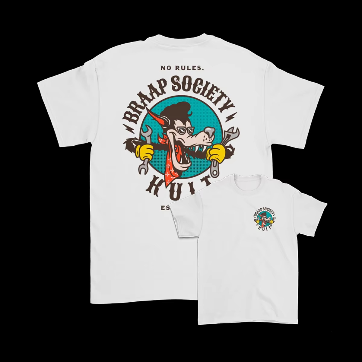Streetwear Brand Japanese - SIN REGLAS. Camiseta de algodón con