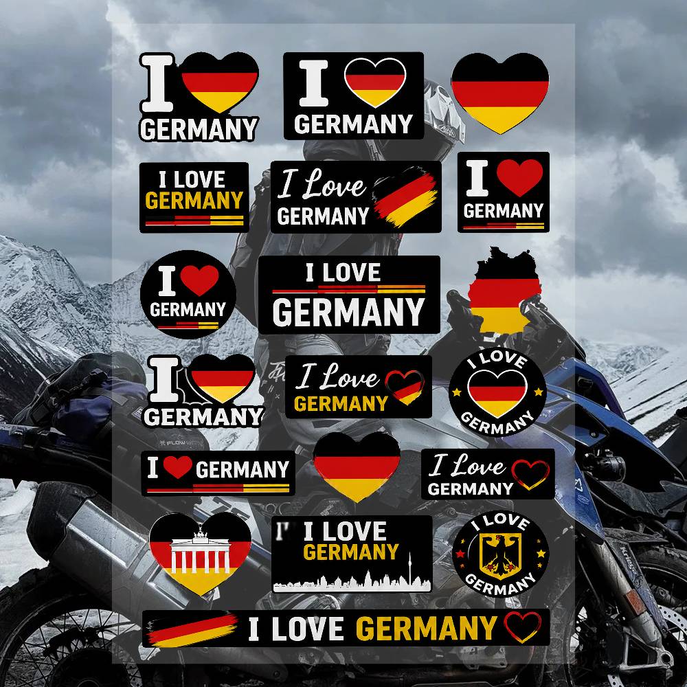 Streetwear Brand Germany - Juego de pegatinas de la marca