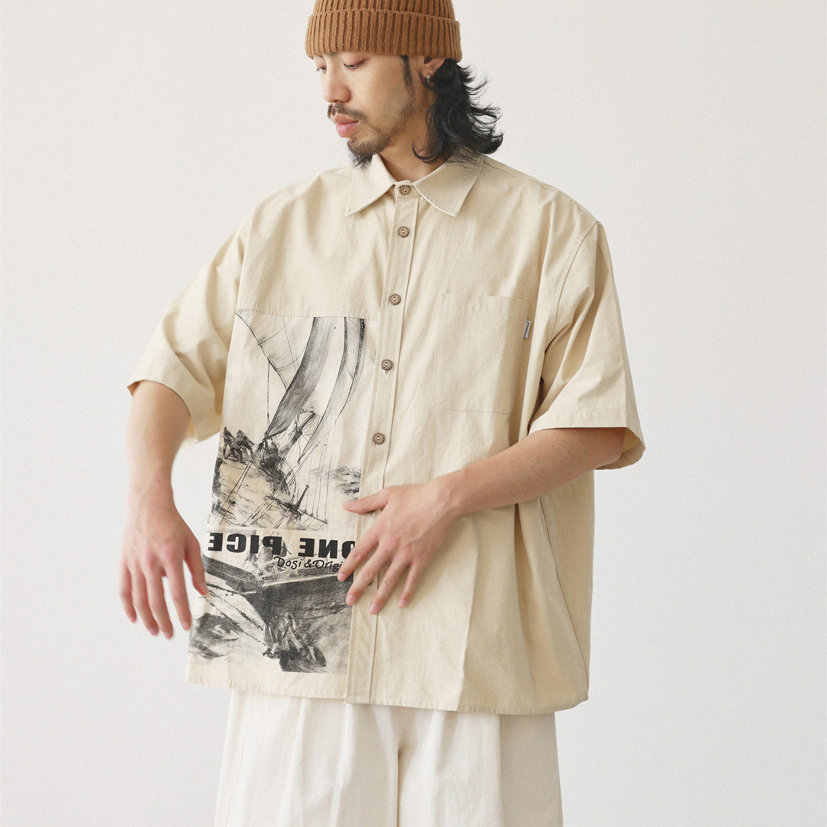 Streetwear Brand Japanese - Camisas de moda japonesa para hombre,