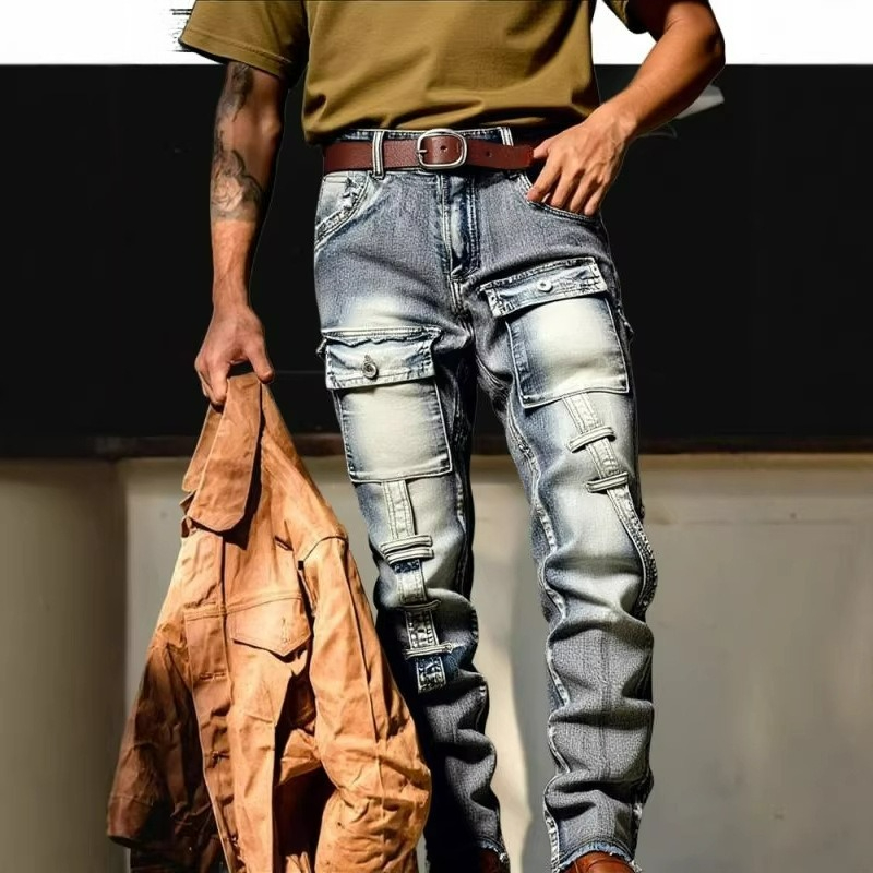 Pantalones de hombre de pierna - Streetwear Brand America reseña y precio