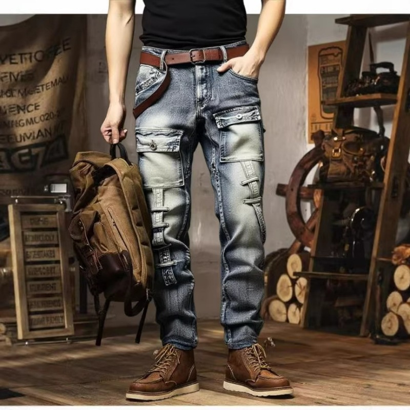 Pantalones de hombre de pierna - Streetwear Brand America reseña y precio