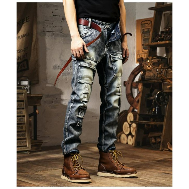 Pantalones de hombre de pierna - Streetwear Brand America reseña y precio
