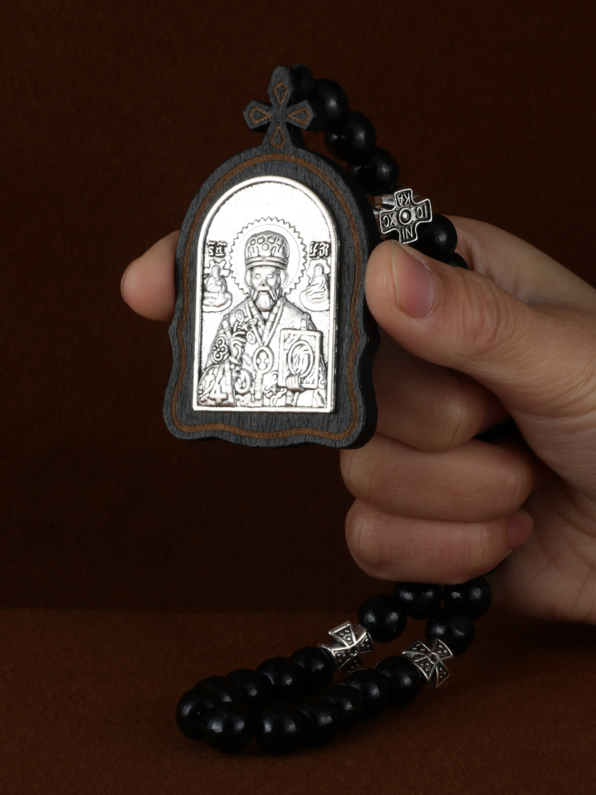 Rosario de madera ortodoxo rus - Streetwear Brand Accessories reseña y precio