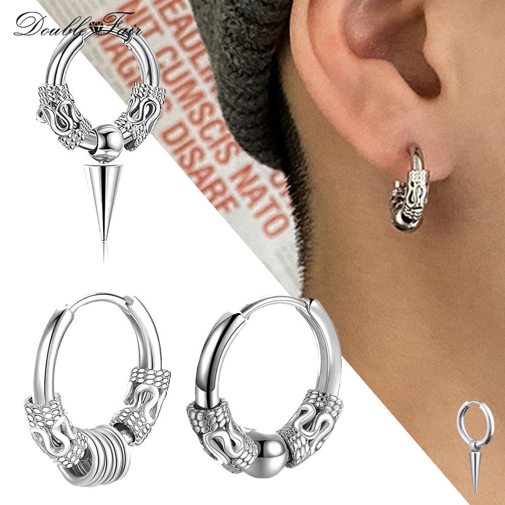Pendiente de aro de tótem de d - Streetwear Brand Accessories reseña y precio
