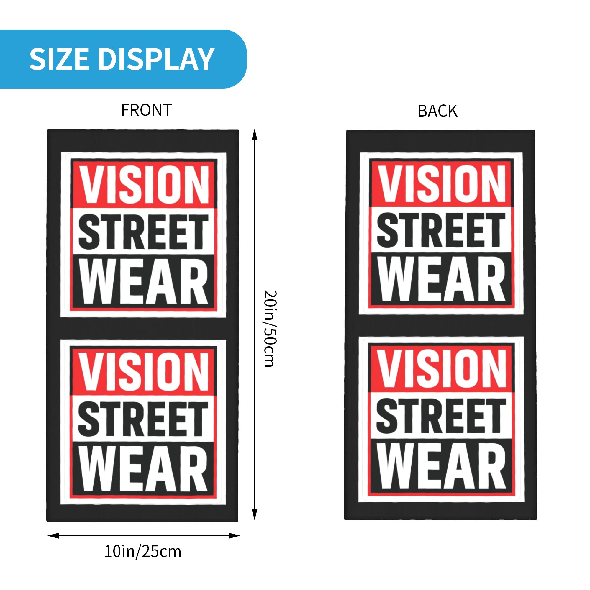 Braga de cuello personalizada  - Vision Streetwear Brand reseña y precio