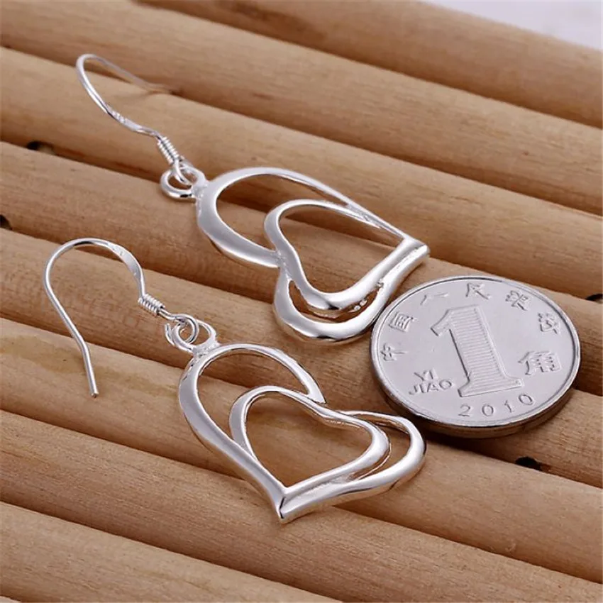 Pendientes de Plata de Ley 925 - Streetwear Brand Heart reseña y precio