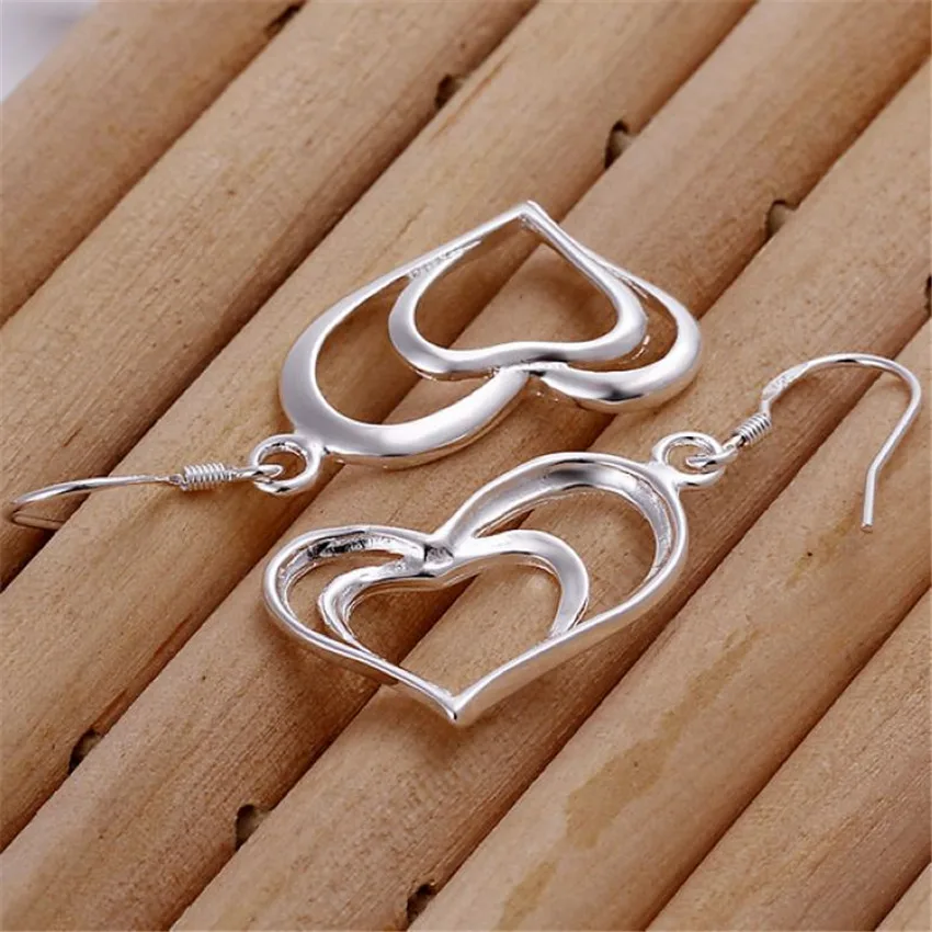Pendientes de Plata de Ley 925 - Streetwear Brand Heart reseña y precio