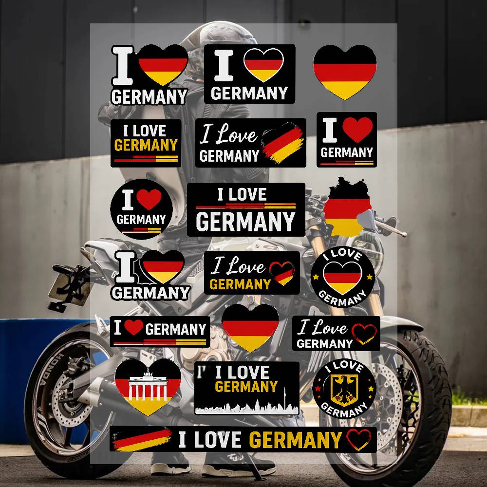 Juego de pegatinas de la marca - Streetwear Brand Germany reseña y precio