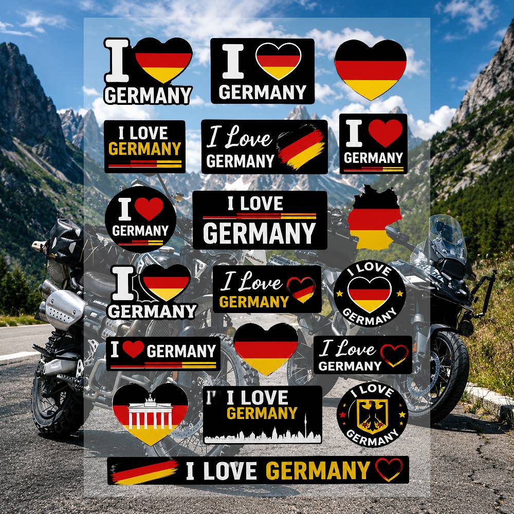 Juego de pegatinas de la marca - Streetwear Brand Germany reseña y precio