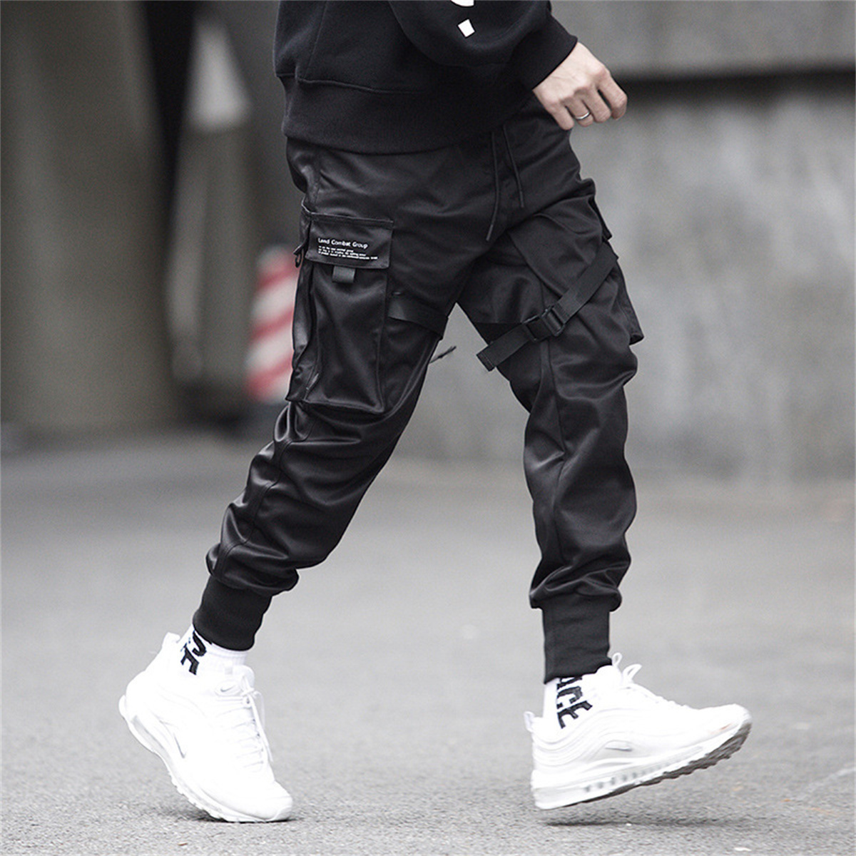 Pantalones Cargo negros de Hip - Streetwear Brand For Men reseña y precio