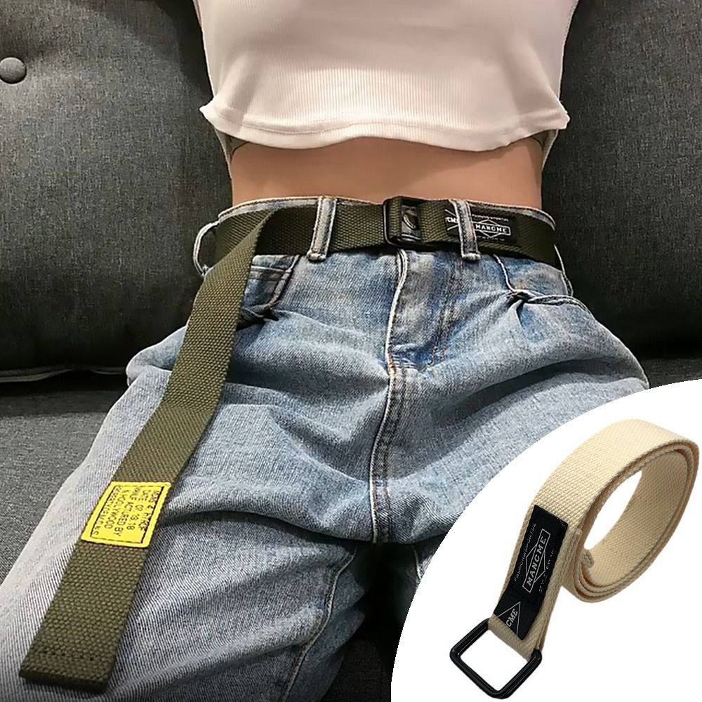 Cinturón de lona trenzada de n - Corteiz Cargo Pant reseña y precio