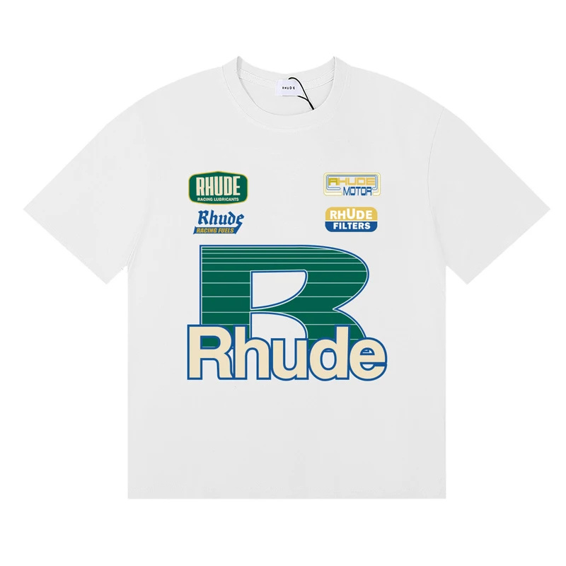 Camiseta de marca Rhude para h - Streetwear Brand Logos reseña y precio