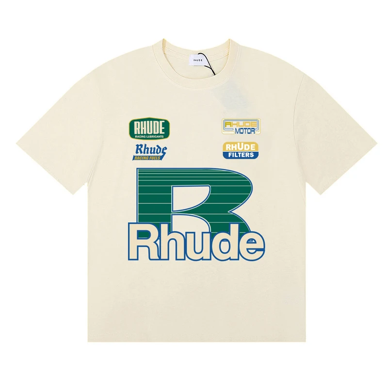 Camiseta de marca Rhude para h - Streetwear Brand Logos reseña y precio