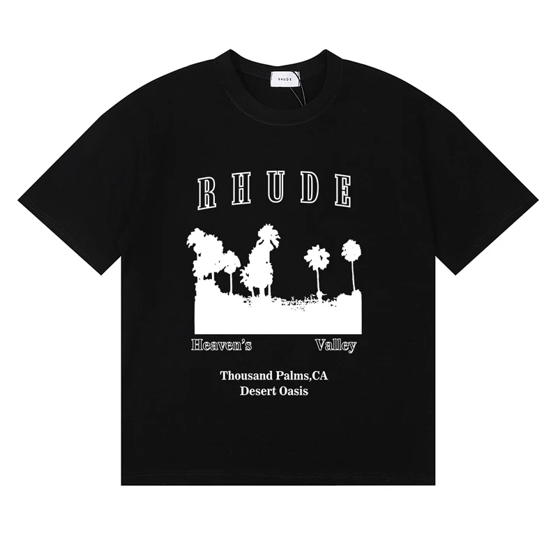 Camiseta de marca Rhude para h - Streetwear Brand Logos reseña y precio