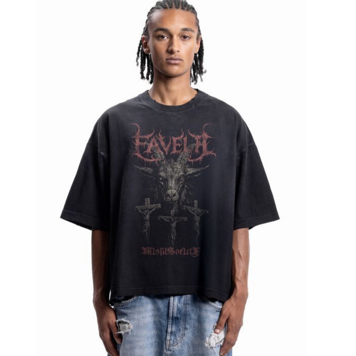 Camiseta de algodón con estamp - Streetwear Brand Heart reseña y precio