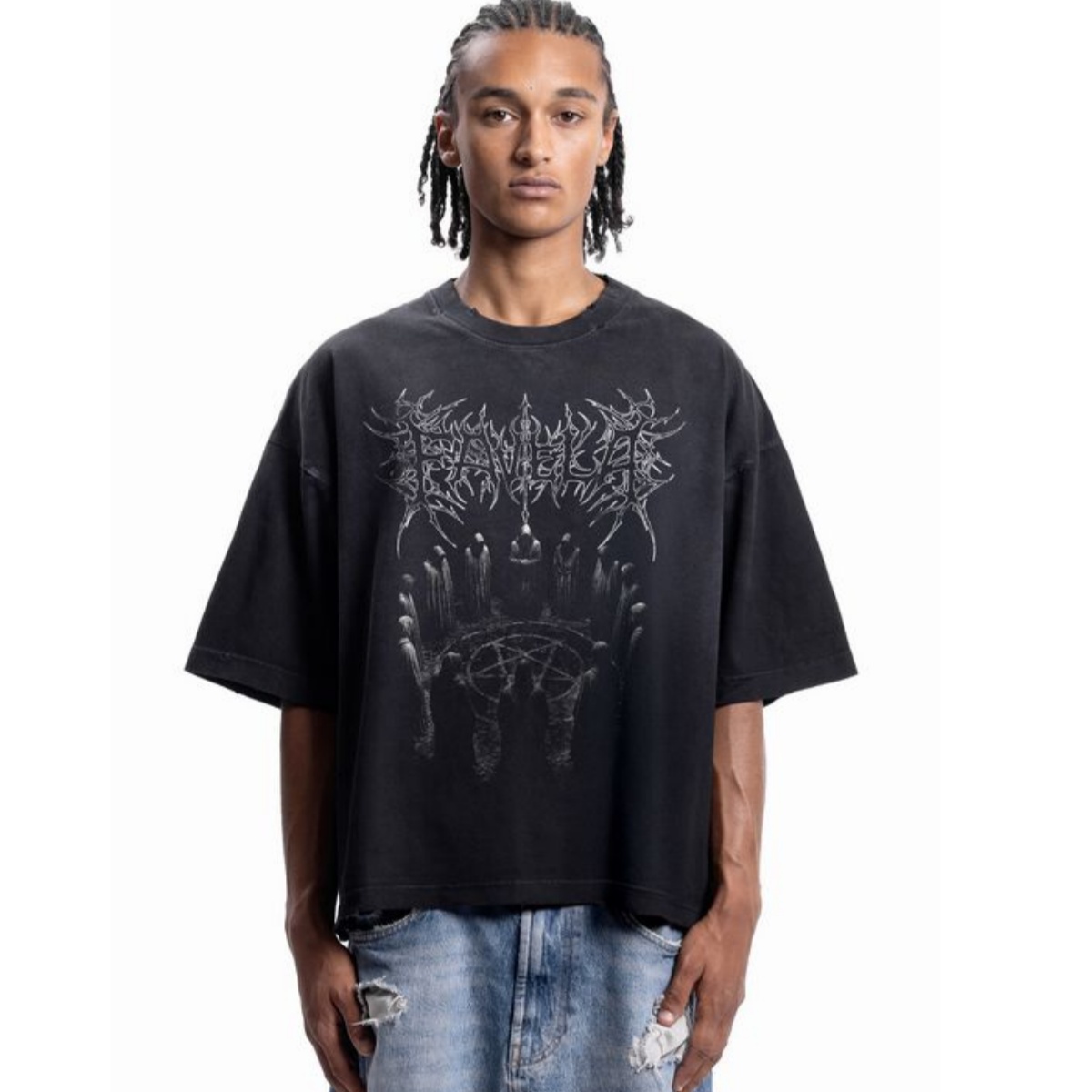 Camiseta de algodón con estamp - Streetwear Brand Heart reseña y precio