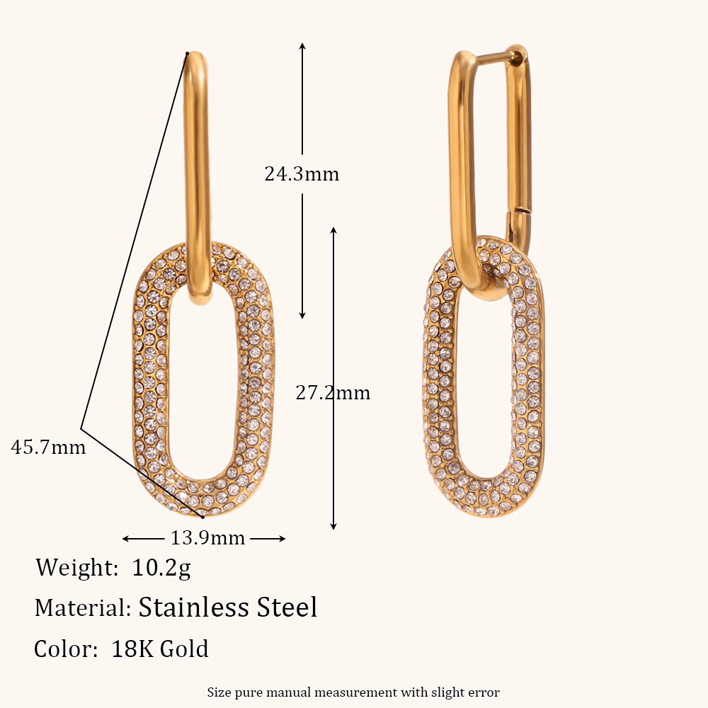 Pendientes colgantes con diseñ - Streetwear Brand Accessories reseña y precio