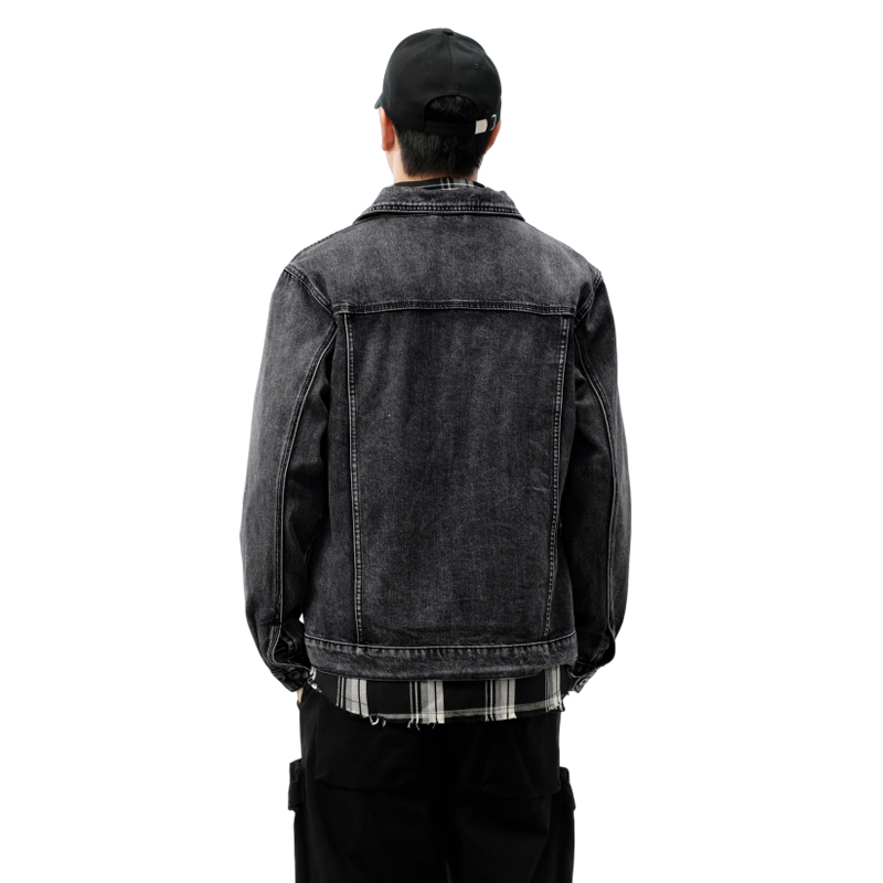 Chaqueta vaquera gris de talla - Streetwear Brand For Men reseña y precio